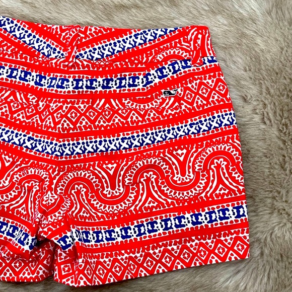 Vineyard Vines Printed Shorts Size 0 Red in Color New without Tags 🏷 - Picture 7 of 7